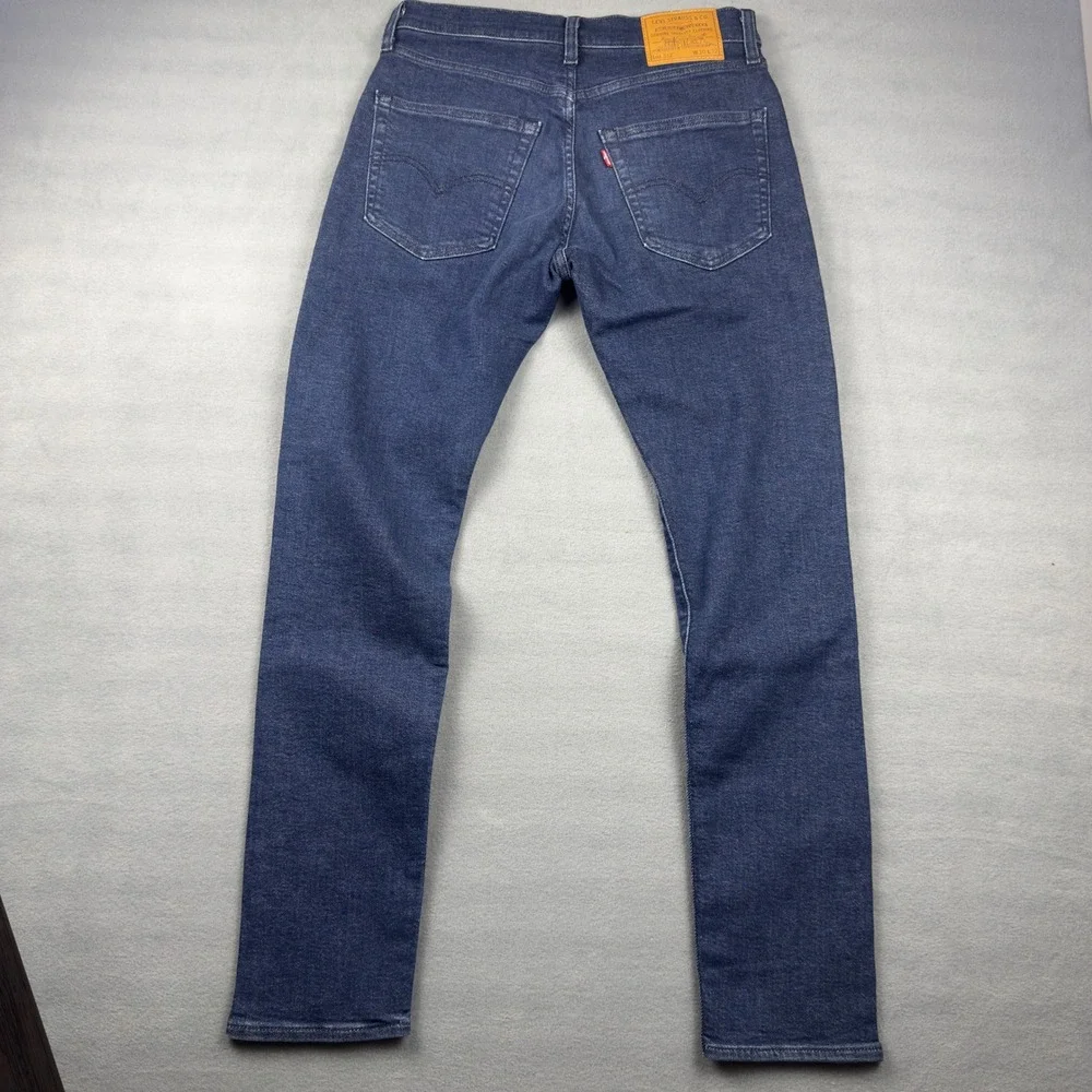 Levis 512 Slim Taper Jeans Mens W30 L32 Dark Indigo Blue Denim Pants